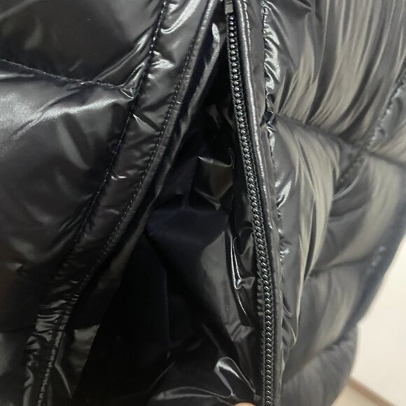 Unisex Tricolor Hood Moncler Black Puffer Vest - Picture 10 of 13